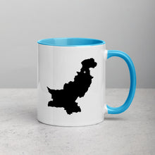 Load image into Gallery viewer, Pakistan Map Coffee Mug with Color Inside - 11 oz