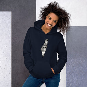 Israel Map Unisex Hoodie Home Country Pride Gift