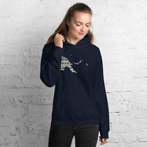 Papua New Guinea Map Unisex Hoodie Home Country Pride Gift