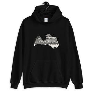 Latvia Map Unisex Hoodie Home Country Pride Gift