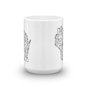 Wiscosin WI Mandala Mug