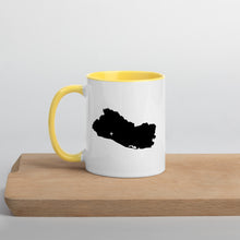 Load image into Gallery viewer, El Salvador Map Coffee Mug with Color Inside - 11 oz