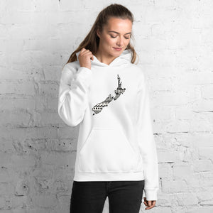 New Zealand Map Unisex Hoodie Home Country Pride Gift