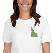 Load image into Gallery viewer, Idaho Unisex T-Shirt - Green Embroidery