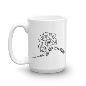 Alaska AK Mandala Mug