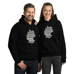 Germany Map Unisex Hoodie Home Country Pride Gift