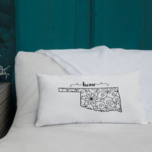 Load image into Gallery viewer, Oklahoma OK State Map Premium Pillow