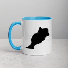 Load image into Gallery viewer, Morocco Map Mug with Color Inside - 11 oz