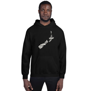 New Zealand Map Unisex Hoodie Home Country Pride Gift