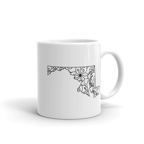 Maryland MD Mandala Mug