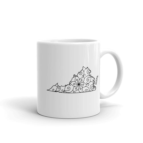 Virginia VA Mandala Mug