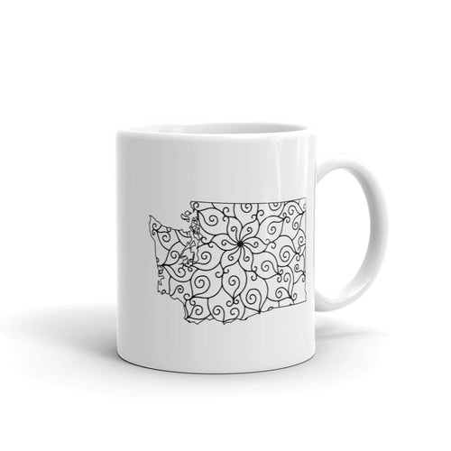 Washington WA Mandala Mug