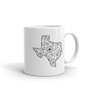 Texas TX Mandala Mug