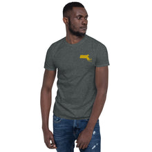 Load image into Gallery viewer, Massachusetts Unisex T-Shirt - Gold Embroidery