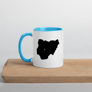 Nigeria Map Mug with Color Inside - 11 oz