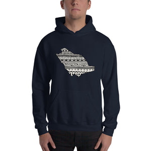 Saudi Arabia Map Unisex Hoodie Home Country Pride Gift