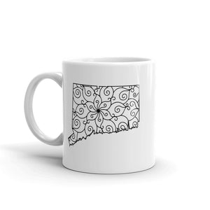 Connecticut CT Mandala Mug