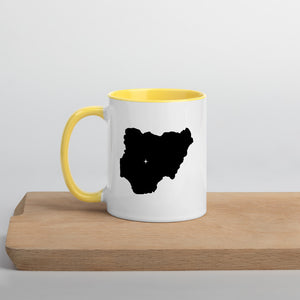 Nigeria Map Mug with Color Inside - 11 oz