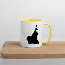 Load image into Gallery viewer, Cameroon Map Coffee Mug with Color Inside - 11 oz