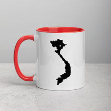 Load image into Gallery viewer, Vietnam Map Coffee Mug with Color Inside - 11 oz