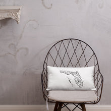 Load image into Gallery viewer, Florida FL State Map Premium Pillow