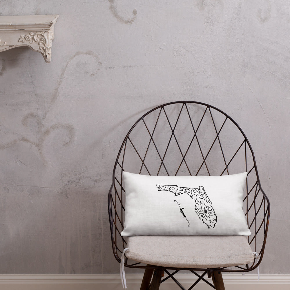 Florida FL State Map Premium Pillow
