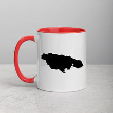 Load image into Gallery viewer, Jamaica Map Coffee Mug with Color Inside - 11 oz
