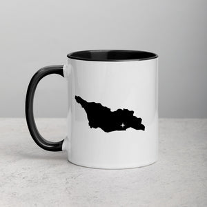 Georgia Map Coffee Mug with Color Inside - 11 oz