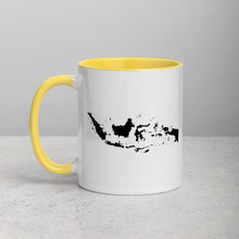 Load image into Gallery viewer, Indonesia Map Coffee Mug with Color Inside - 11 oz