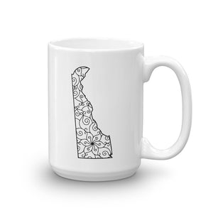 Delaware DE Mandala Mug