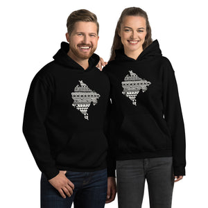 Montenegro Map Unisex Hoodie Home Country Pride Gift