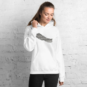 Nepal Map Unisex Hoodie Home Country Pride Gift