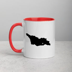 Georgia Map Coffee Mug with Color Inside - 11 oz