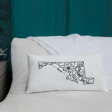 Load image into Gallery viewer, Maryland MD State Map Premium Pillow