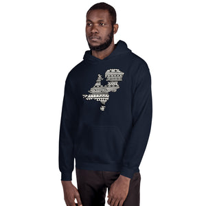 Netherlands Dutch Map Unisex Hoodie Home Country Pride Gift