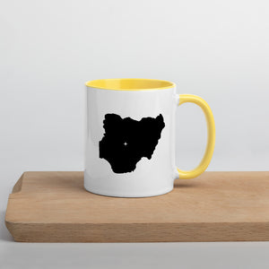 Nigeria Map Mug with Color Inside - 11 oz