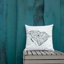 Load image into Gallery viewer, South Carolina SC State Map Premium Pillow