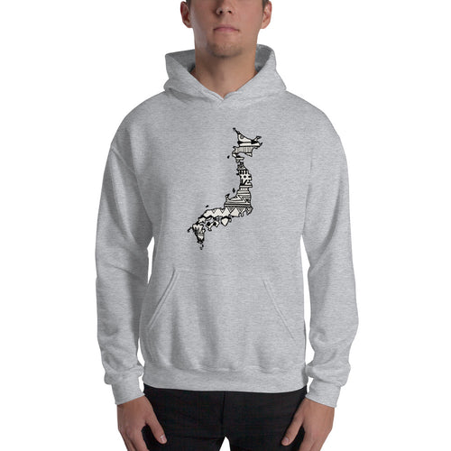 Japan Map Unisex Hoodie Home Country Pride Gift