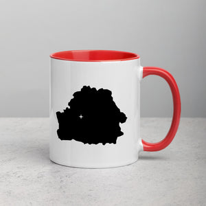Belarus Map Mug with Color Inside - 11 oz