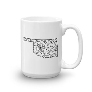 Oklahoma OK Mandala Mug