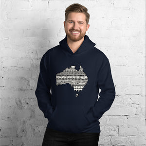 Australia Map Unisex Hoodie Home Country Pride Gift