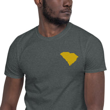 Load image into Gallery viewer, South Carolina Unisex T-Shirt - Gold Embroidery