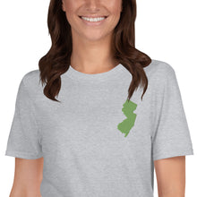 Load image into Gallery viewer, New Jersey Unisex T-Shirt - Green Embroidery