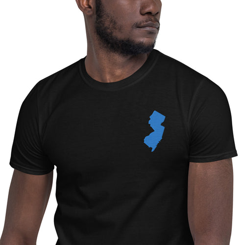 New Jersey Unisex T-Shirt - Blue Embroidery