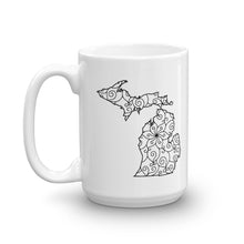 Load image into Gallery viewer, Michigan MI Mandala Mug