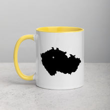 Load image into Gallery viewer, Czech Republic Map Mug with Color Inside - 11 oz