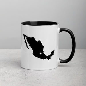Mexico Map Mug with Color Inside - 11 oz