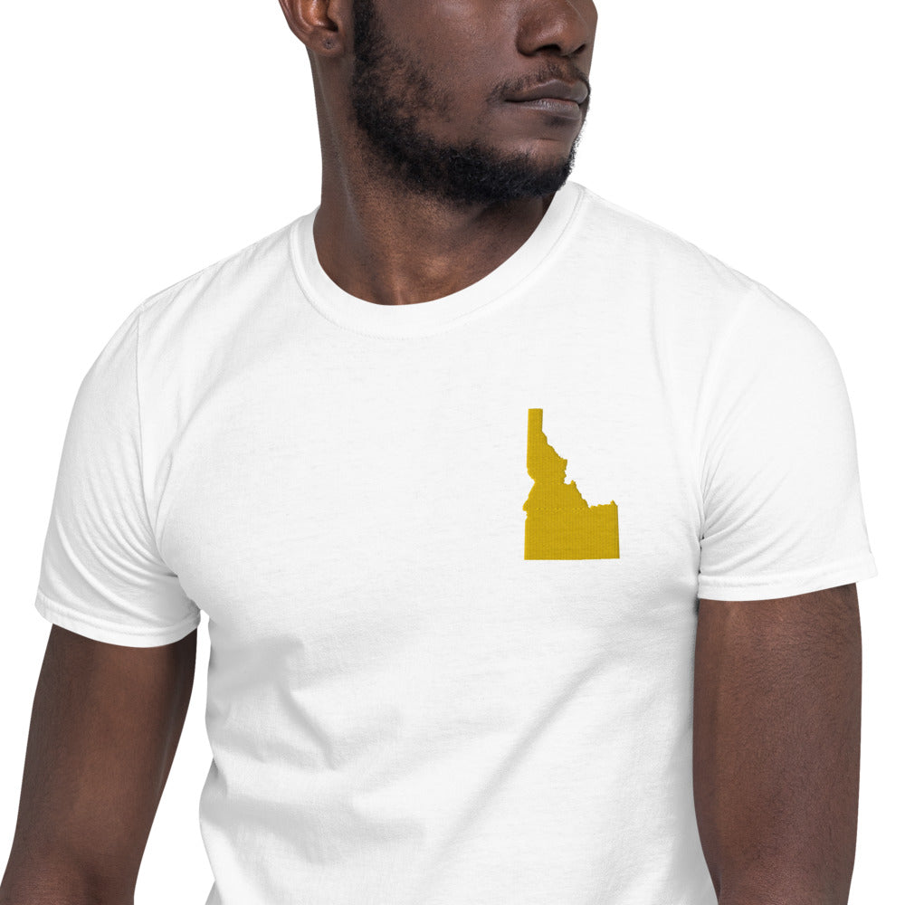 Idaho Unisex T-Shirt - Gold Embroidery