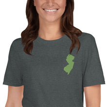 Load image into Gallery viewer, New Jersey Unisex T-Shirt - Green Embroidery