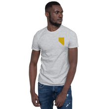 Load image into Gallery viewer, Nevada Unisex T-Shirt - Gold Embroidery